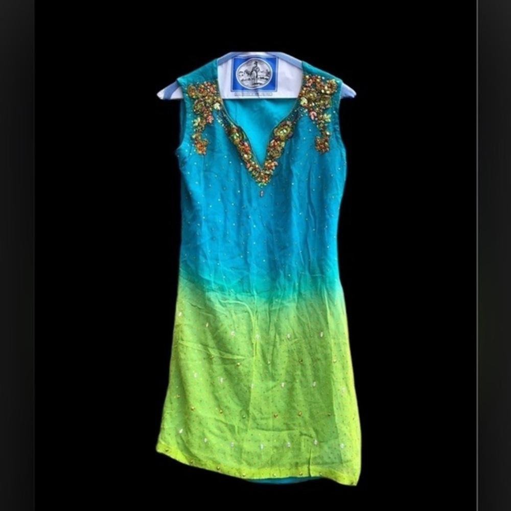 Beautiful Beaded Churidar Tunic
